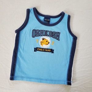 Retro Oshkosh Cheetah Tank Top 18 months